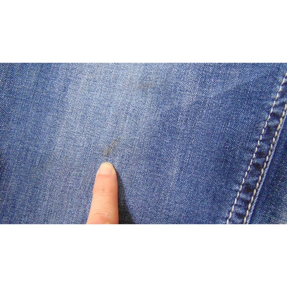 Express Stella Low Rise Bootcut Dark Wash Denim Jeans Womens Size 12 Blue - Picture 2 of 10